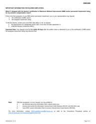 Form DWC069 Report of Medical Evaluation - Texas, Page 3