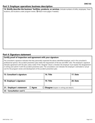 Form DWC102 Accident Prevention Plan Cover Sheet for Rejected Risk Employer - Texas, Page 2