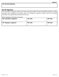 Form DWC101 Program Review Report for Rejected Risk Employers - Texas, Page 11