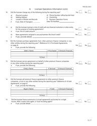 Form FIN139 Premium Finance Company Annual Operations Report - Texas, Page 5
