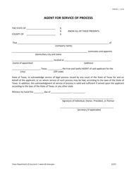 Form FIN431 Application for Renewal, Surrender, or Change of Information for a Life Settlement Provider or Broker - Texas, Page 12