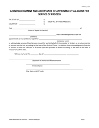Form FIN431 Application for Renewal, Surrender, or Change of Information for a Life Settlement Provider or Broker - Texas, Page 14