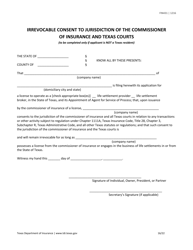 Form FIN431 Application for Renewal, Surrender, or Change of Information for a Life Settlement Provider or Broker - Texas, Page 16
