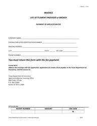 Form FIN431 Application for Renewal, Surrender, or Change of Information for a Life Settlement Provider or Broker - Texas, Page 8