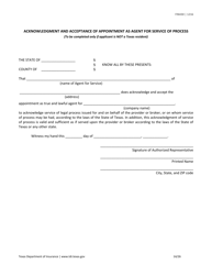 Form FIN430 License Application for a Life Settlement Provider or Broker - Texas, Page 14