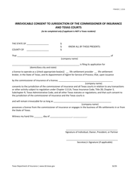 Form FIN430 License Application for a Life Settlement Provider or Broker - Texas, Page 16
