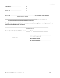 Form FIN430 License Application for a Life Settlement Provider or Broker - Texas, Page 17