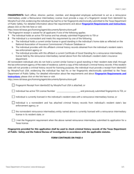 Form FIN511 Reinsurance Intermediary Biographical Affidavit - Texas, Page 3