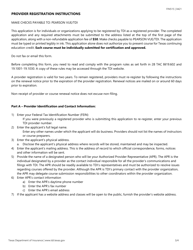 Form FIN515 Application for Continuing Education Provider Registration - Texas, Page 3