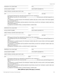 Form FIN510 Application for Reinsurance Intermediary License - Texas, Page 6