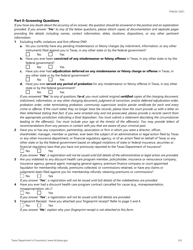 Form FIN526 Discount Health Care Program Operator Biographical Certificate - Texas, Page 2