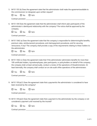 Form FIN587 Third Party Administrator Contract Review Checklist - Texas, Page 2