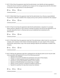 Form FIN587 Third Party Administrator Contract Review Checklist - Texas, Page 3