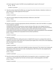 Form FIN586 Managing General Agency (Mga) Contract Review Checklist - Texas, Page 3