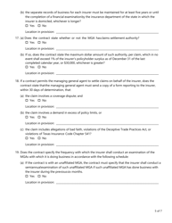 Form FIN586 Managing General Agency (Mga) Contract Review Checklist - Texas, Page 5