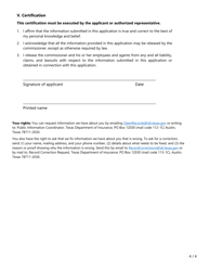 Form FIN611 Rfq Application - Claims Services - Texas, Page 4