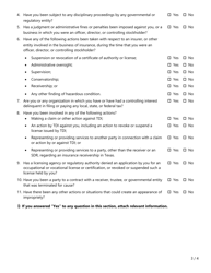 Form FIN614 Rfq Application - Reinsurance Services - Texas, Page 3