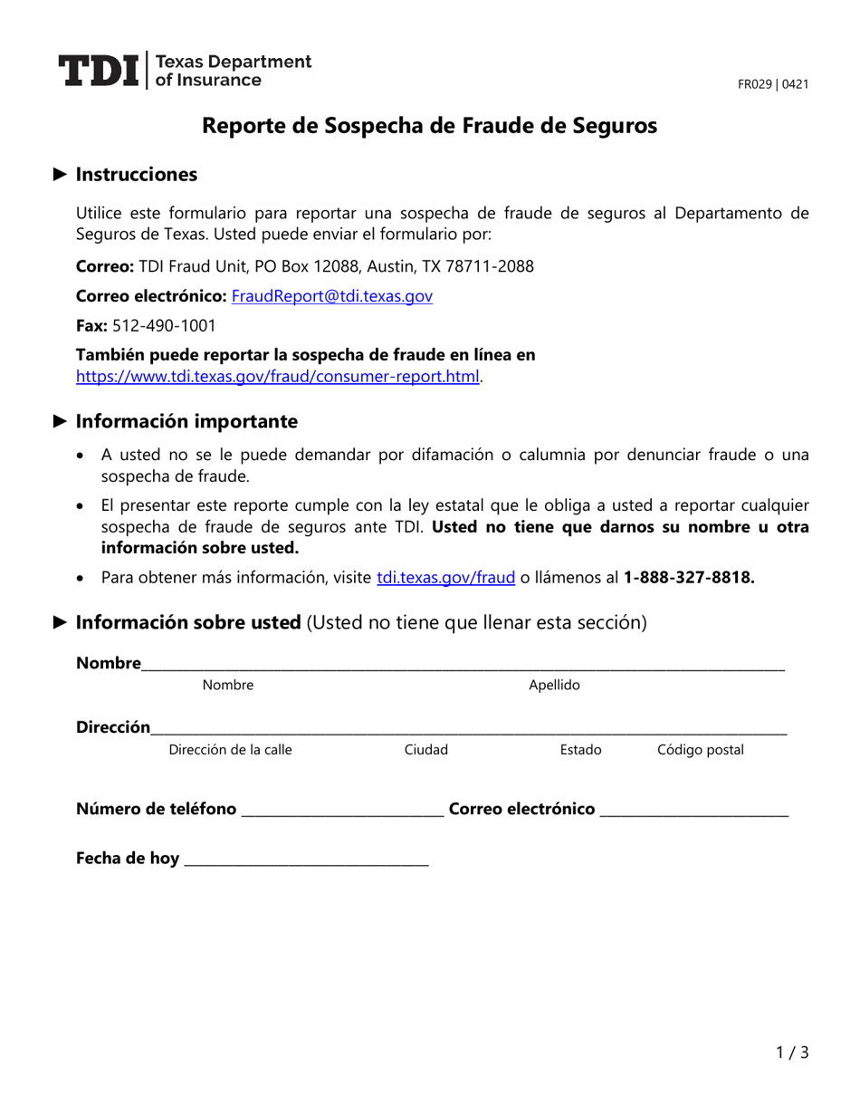 Formulario fr029 fill out sign online and download fillable pdf