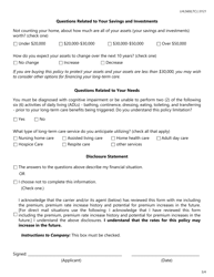 Form LHL560 Long-Term Care Insurance Personal Worksheet - Texas, Page 3