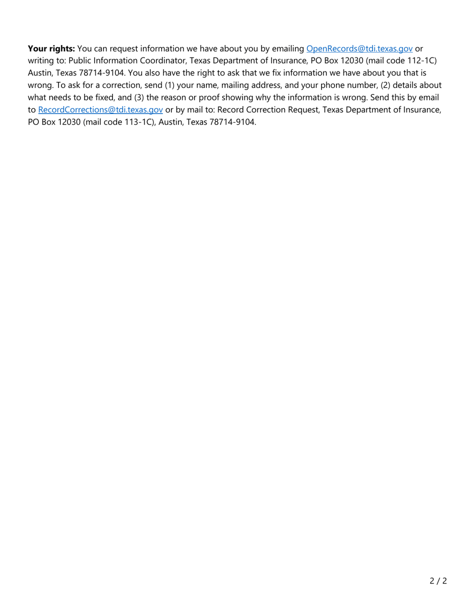 Form PC426 (AQI-R) Application Renewal for Appointment as a Qualified Inspector - Texas, Page 2
