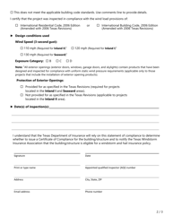 Form PC428 (WPI-2-BC-5) Inspection Verification - Texas, Page 2