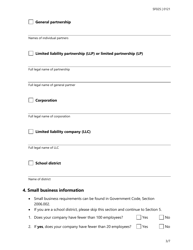 Form SF025 Fire Extinguisher Certificate of Registration Application - Texas, Page 3