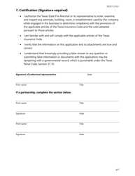 Form SF227 Company Information Update Form - Texas, Page 6