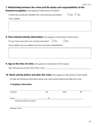 Form SF261 Criminal History Information Supplemental Form - Texas, Page 4