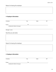 Form SF261 Criminal History Information Supplemental Form - Texas, Page 7