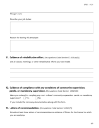 Form SF261 Criminal History Information Supplemental Form - Texas, Page 8