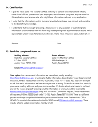 Form SF261 Criminal History Information Supplemental Form - Texas, Page 9