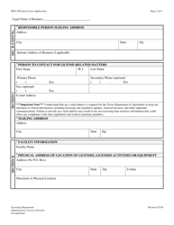 Form REG-200 Egg License Application - Texas, Page 2