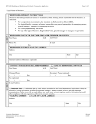 Form RPC-400 Handling and Marketing of Perishable Commodities Application - Texas, Page 2