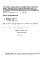 Form PWD1428A Application for Commercial Plant Permit - Texas, Page 3