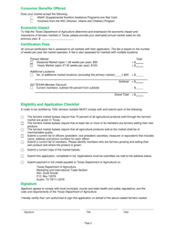 Certified Farmers Market Application - Texas, Page 3