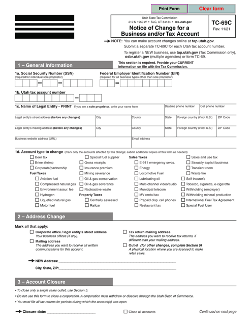 Form TC-69C  Printable Pdf
