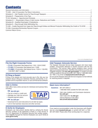 Instructions for Form TC-20S Utah S Corporation Return - Utah, Page 2