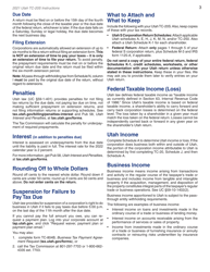 Instructions for Form TC-20S Utah S Corporation Return - Utah, Page 5