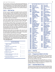 Instructions for Form TC-65 Utah Partnership/Limited Liability Partnership/Limited Liability Company Return - Utah, Page 8