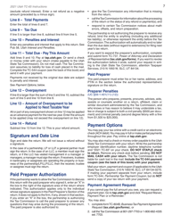 Instructions for Form TC-65 Utah Partnership/Limited Liability Partnership/Limited Liability Company Return - Utah, Page 9