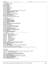 DOH Form 210-066 Arboviral Disease Reporting Form - Washington, Page 2
