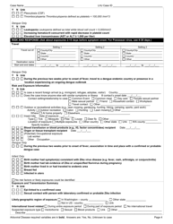 DOH Form 210-066 Arboviral Disease Reporting Form - Washington, Page 4