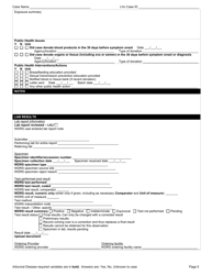 DOH Form 210-066 Arboviral Disease Reporting Form - Washington, Page 5