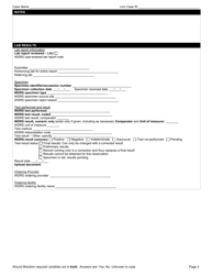 DOH Form 210-017 Wound Botulism Reporting Form - Washington, Page 3