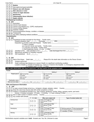 DOH Form 420-212 Burkholderia Reporting Form - Washington, Page 2