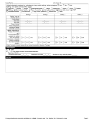 DOH Form 210-020 Campylobacteriosis Reporting Form - Washington, Page 6
