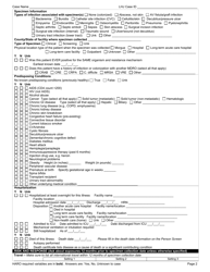 DOH Form 420-098 Highly Antibiotic Resistant Organism (Cre, Other Gram Negative, Staph, Strep and Candida) Reporting Form - Washington, Page 2