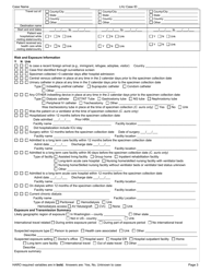 DOH Form 420-098 Highly Antibiotic Resistant Organism (Cre, Other Gram Negative, Staph, Strep and Candida) Reporting Form - Washington, Page 3