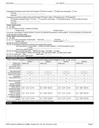 DOH Form 420-098 Highly Antibiotic Resistant Organism (Cre, Other Gram Negative, Staph, Strep and Candida) Reporting Form - Washington, Page 4