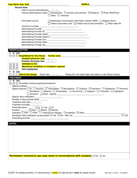DOH Form 420-110 Covid-19 Extended Form - Washington, Page 6